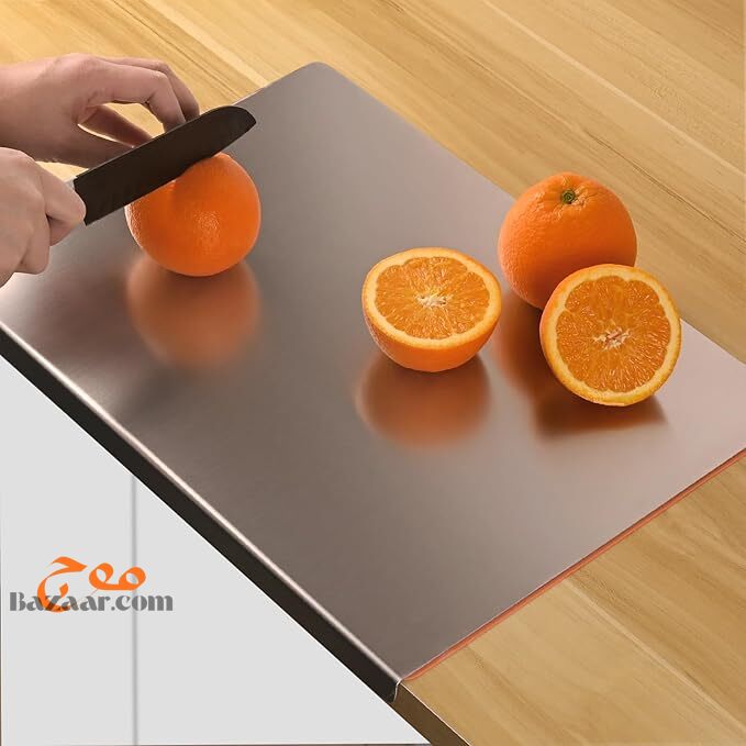 Premium Stainless Steel Cutting Board for Kitchen, Food Grade Non Toxic
