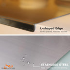 Premium Stainless Steel Cutting Board for Kitchen, Food Grade Non Toxic