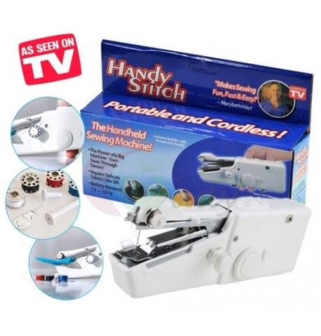 Automatic Handy Stitch – Portable Cordless Sewing Machine for Quick Repairs on All Fabrics | Best Quality Sewing Portable Machine
