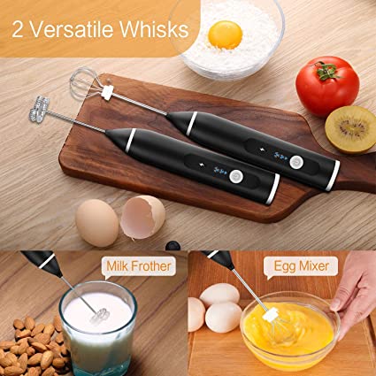 Electric Coffee Mixer Rechargeable  Egg Beater Quick Frothing Action