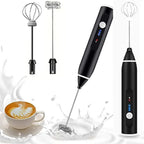 Electric Coffee Mixer Rechargeable  Egg Beater Quick Frothing Action