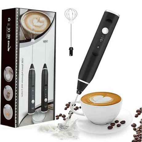 Electric Coffee Mixer Rechargeable  Egg Beater Quick Frothing Action