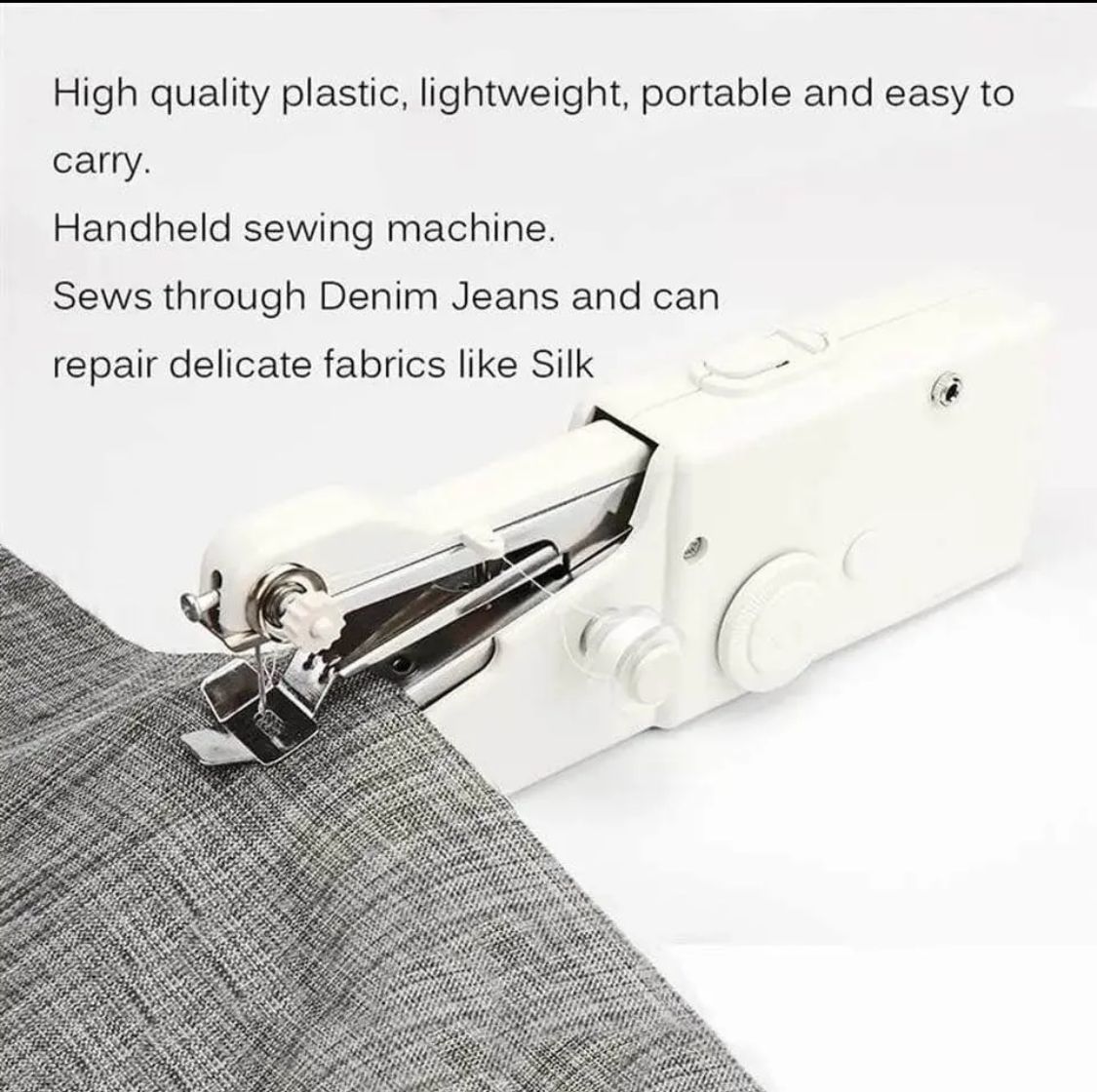 Automatic Handy Stitch – Portable Cordless Sewing Machine for Quick Repairs on All Fabrics | Best Quality Sewing Portable Machine