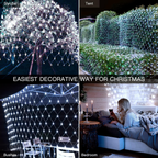 1 PC Wedding LED Net Mesh String Lights- Fairy String Lights With 88 Lights for Wedding Party Décor Outdoor & Indoor Activities