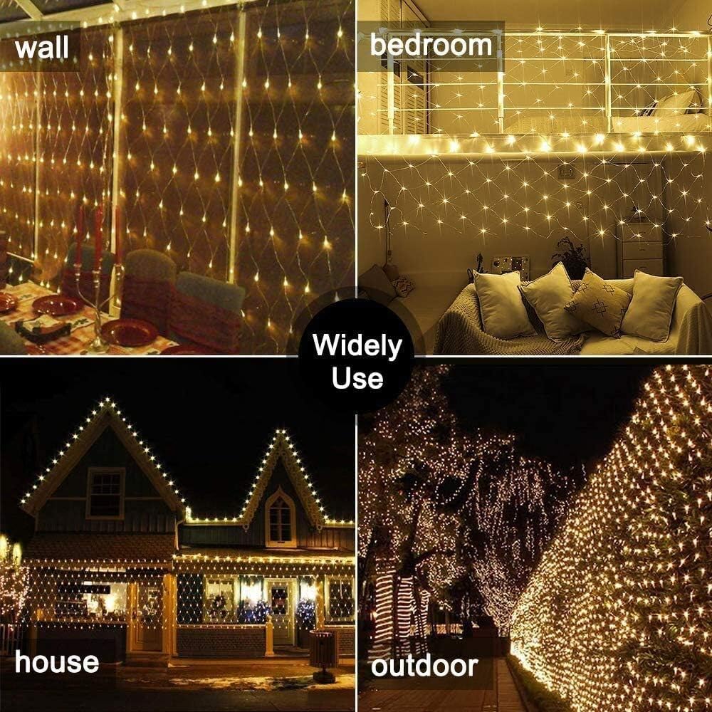 1 PC Wedding LED Net Mesh String Lights- Fairy String Lights With 88 Lights for Wedding Party Décor Outdoor & Indoor Activities