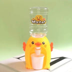Mini Duck Water Dispenser Toy Drinking Fountain – Cute Yellow Duck Design with Realistic Water Flow, Battery Operated Kids Pretend Play Toy Gift with Cups for Boys and Girls, Age 3+