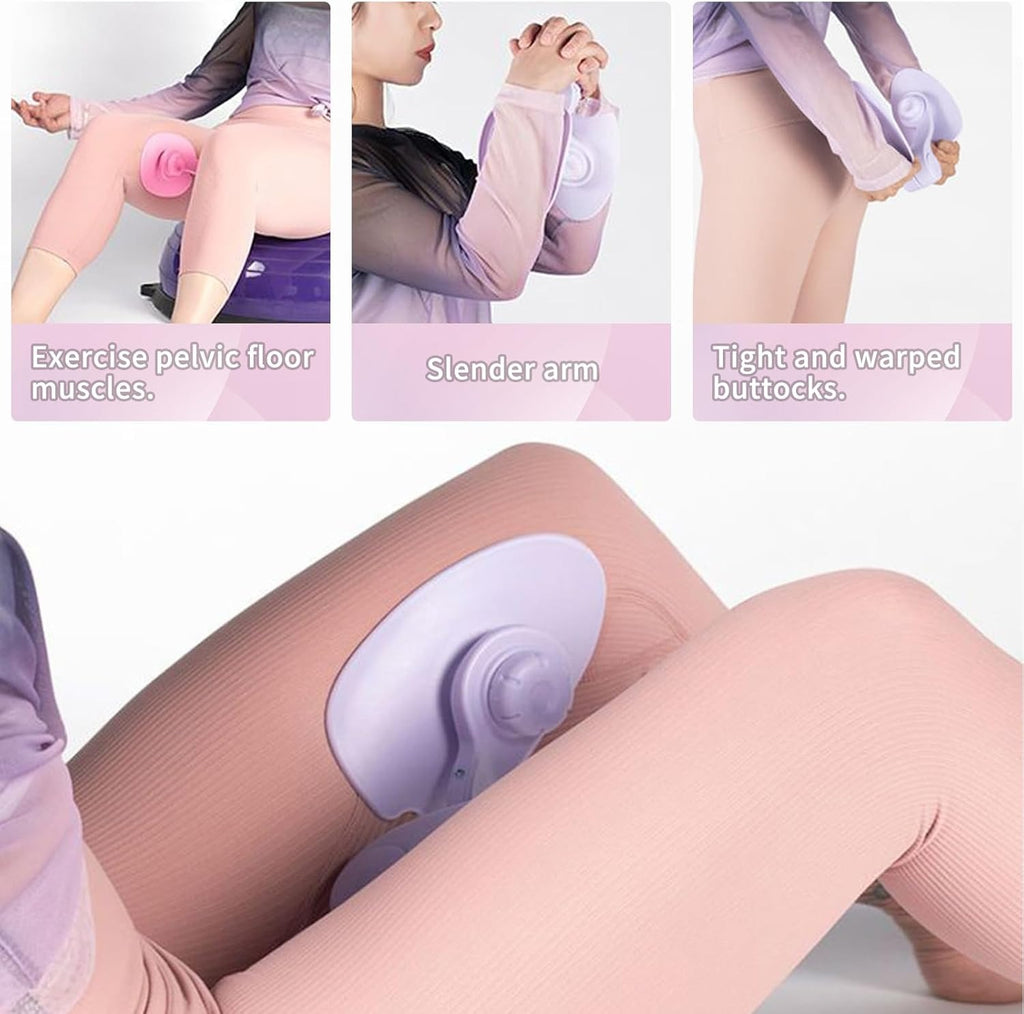 Thigh Master Hip Trainer Kegel Exerciser,Pelvic Floor Exercise Devices for Arm Leg,Inner Thigh Exercise Equipment Kegel Exercise Products for Women Home Gym