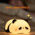 Cute Panda Night Light Silicone Soft Lamp Portable