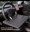 Plastic Steering Wheel Dining & Work Tray for Car – Portable Food Table & Laptop Desk for Driver & Passenger