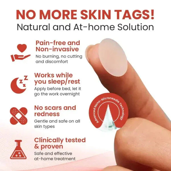 Mole Removal Patch – Fast, Safe, And Painless Skin Tag Removal Solution With No Scarring Or Pigmentation