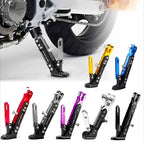 PREMIUM Adjustable Aluminum Motorcycle Kickstand – CNC Side Stand