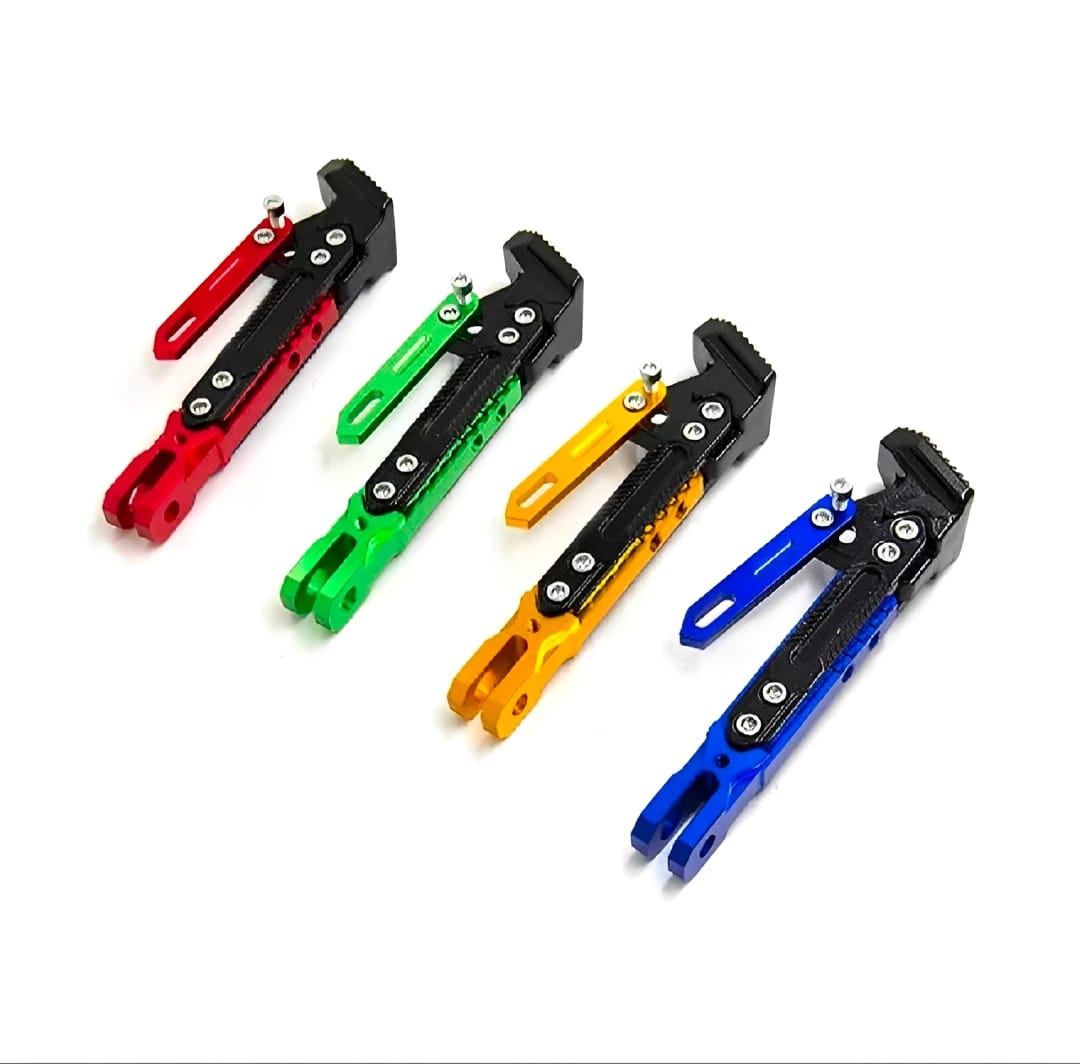 PREMIUM Adjustable Aluminum Motorcycle Kickstand – CNC Side Stand