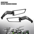 PREMIUM Aerodynamic Rotary Adjustable Motorcycle Wind Wing Rearview Mirrors
