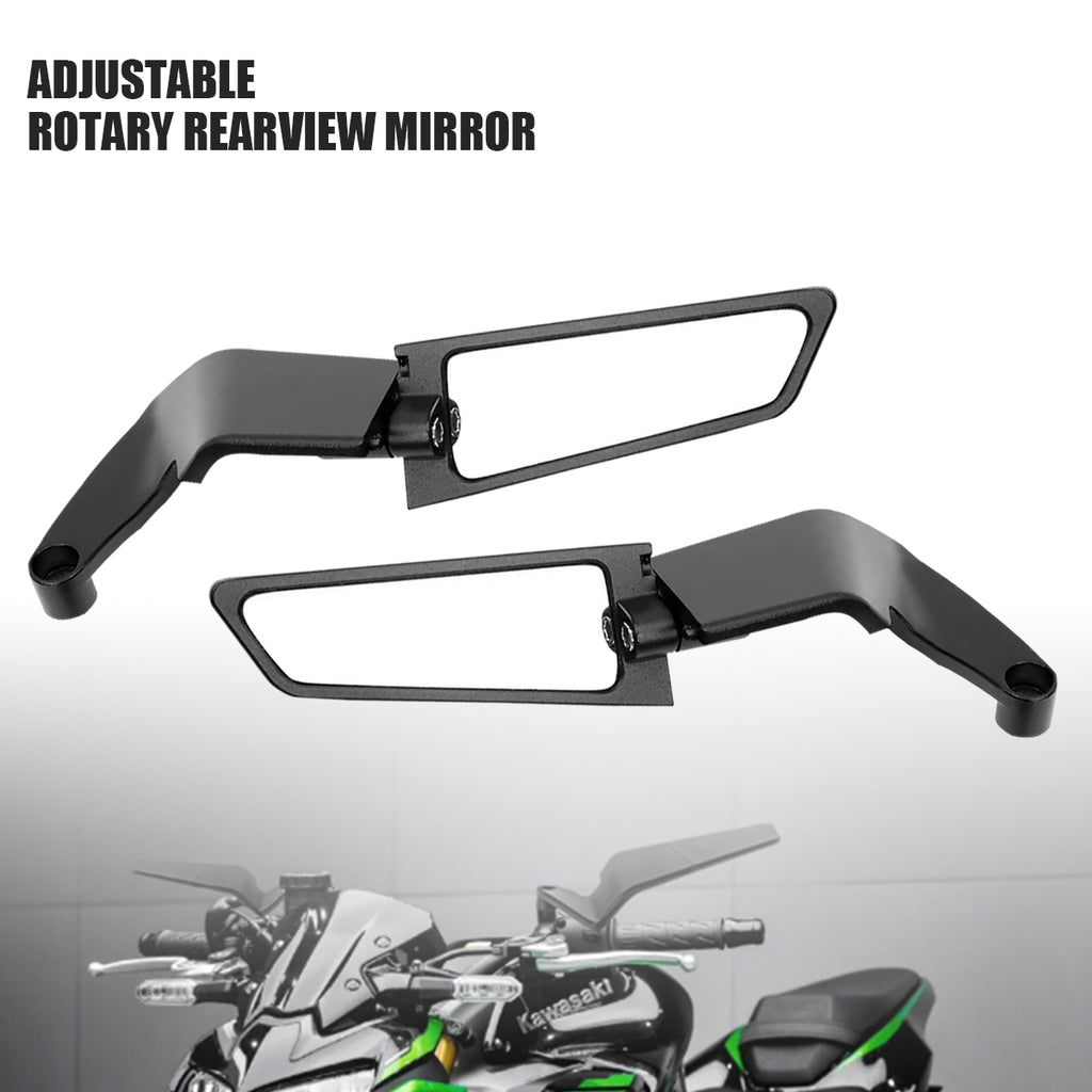 PREMIUM Aerodynamic Rotary Adjustable Motorcycle Wind Wing Rearview Mirrors