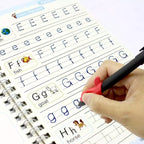 Sank Magic Practice Book Set 4 Books with Pen & 10 Refills Kids Handwriting Learning Kit