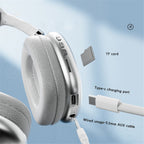 PREMIUM P9 Wireless Bluetooth Headphones – Fidelity Stereo Sound with Foldable Design, Soft Cushion Comfort, and Multi-Mode Playback ( Mix Color)