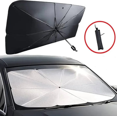 Foldable Car Windshield Sun Shade Umbrella – UV Protection & Heat Insulation Cover