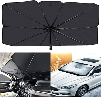 Foldable Car Windshield Sun Shade Umbrella – UV Protection & Heat Insulation Cover