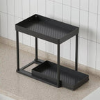 Premium Multi-Functional Kitchen Shelf | Nail-Free Installation | Rust-Proof Carbon Steel Organizer | Waterproof & Strong Load-Bearing | Random Color