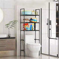 Premium Multi-Layer Bathroom Storage Rack | Space-Saving Toilet Organizer | Strong Carbon Steel Shelf For Towels & Toiletries