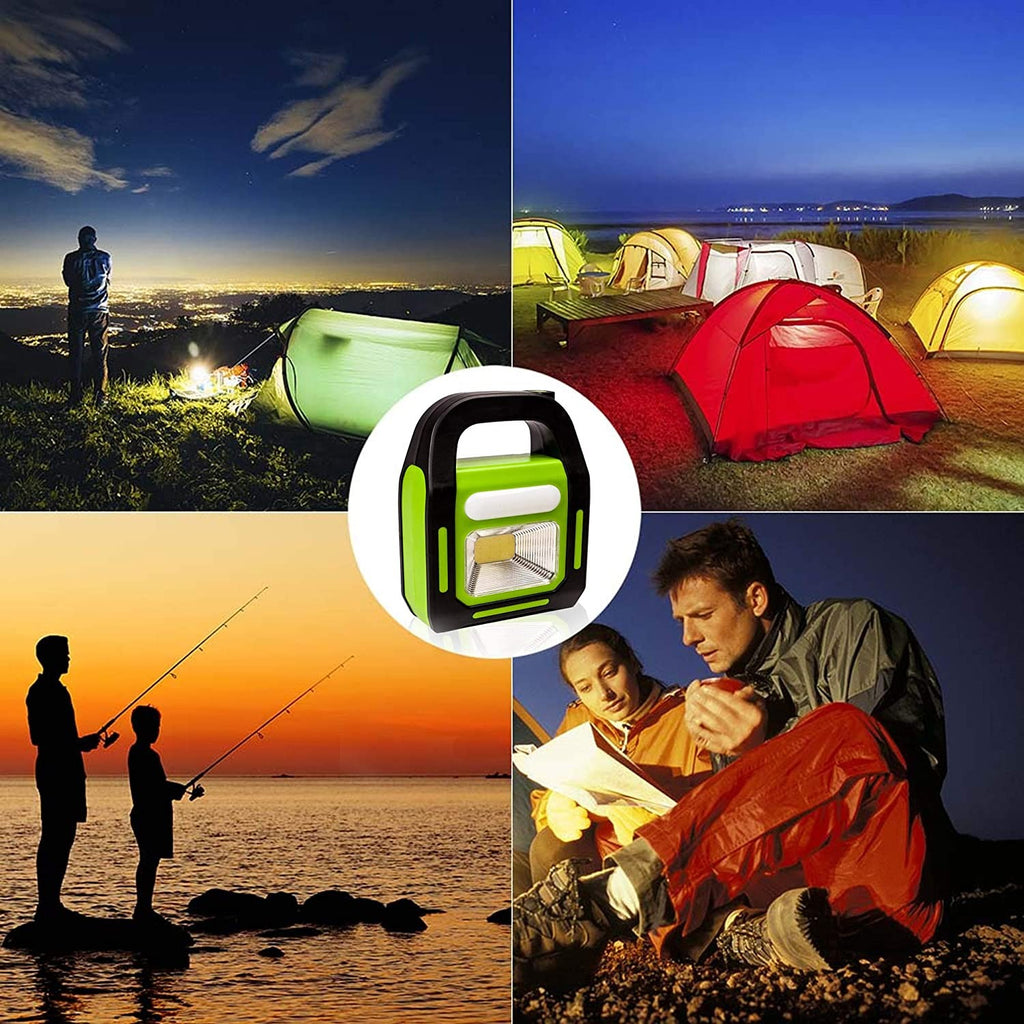 Solar Rechargeable & Power Bank 3-in-1 Emergency Light - Hurry Bolt Portable LED Work Light, Torch & Power Bank