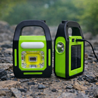 Solar Rechargeable & Power Bank 3-in-1 Emergency Light - Hurry Bolt Portable LED Work Light, Torch & Power Bank