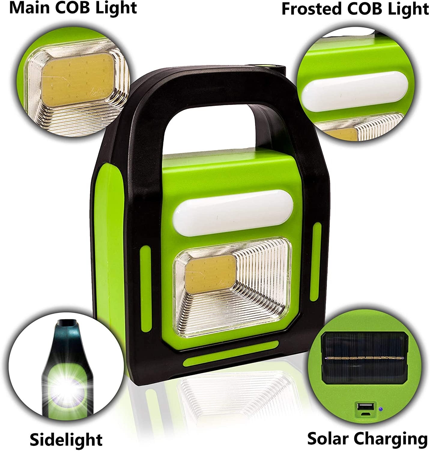Solar Rechargeable & Power Bank 3-in-1 Emergency Light - Hurry Bolt Portable LED Work Light, Torch & Power Bank