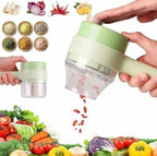Electric Handheld Vegetable Cutter Slicer Multifunctional Food Chopper Compact Durable
