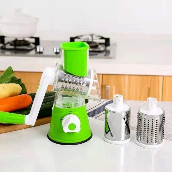 Vegetable Drum cutter Slicer Multifunctional Round Slicer Kitchen Gadget (random color)
