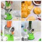 Vegetable Drum cutter Slicer Multifunctional Round Slicer Kitchen Gadget (random color)