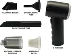 3 In 1 Portable Vacuum Cleaner- Durable Wireless Vacuum -duster Blower Air Pump- High Power Strong Suction Vacuum Cleaner For Home, Laptop, Vehicle Interior Cleaner