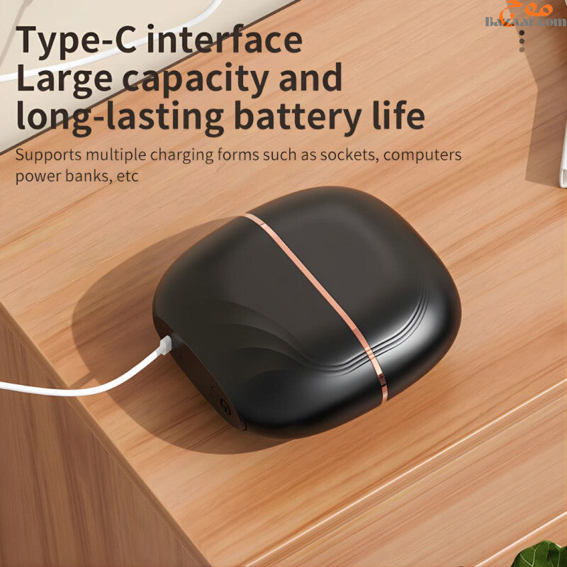 Mini Hair Straightening Comb Wireless Portable Hair Styler
