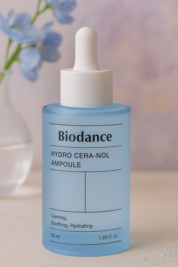 Biodance Hydro Cera Nol Ampoule Hydrating Soothing Serum With Panthenol Ceramides And Hyaluronic Acid 30ml