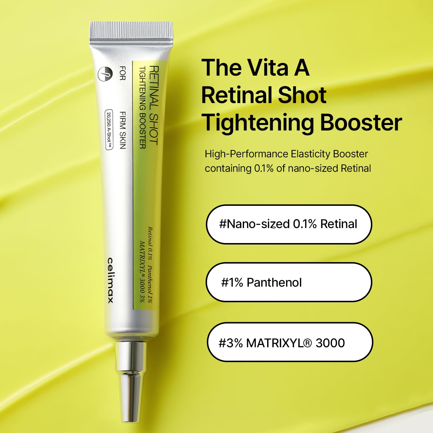 Celimax Retinal Shot Tightening Booster | Pore Minimizer, Anti-Wrinkle, Firming Booster (15ml)