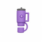 Silicone Bow Stopper Compatible with 40oz Tumbler | Reusable Spill-Resistant Straw Cover | Random Color