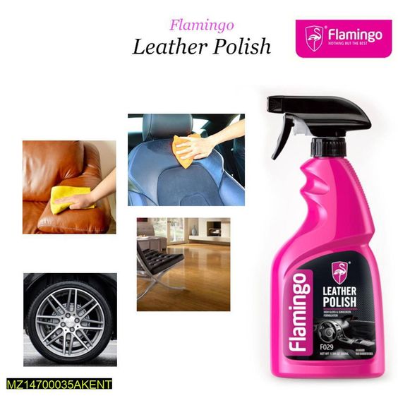 Flamingo Leather Polish 500ML – Premium Shine & Protection for All Leather Surfaces