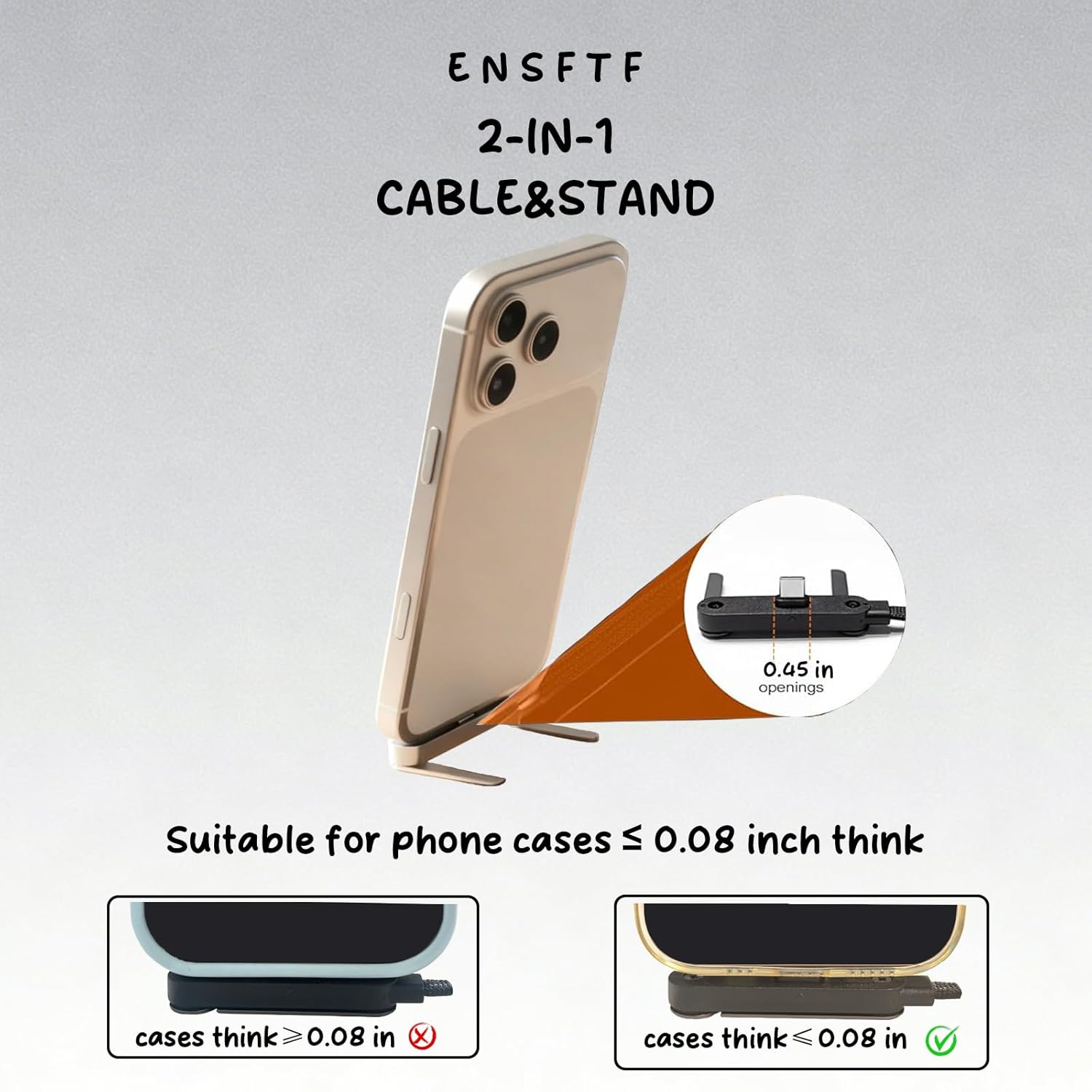 240W Type-C to Type-C Fast Charging Cable with Adjustable Stand – 1.5M PD 3.1 90° Elbow Gaming Cable