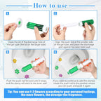 Toilet Cleaning Stamp Gel Toilet Injection Gel Flower Bathroom Cleaner Toilet Gel (random color)