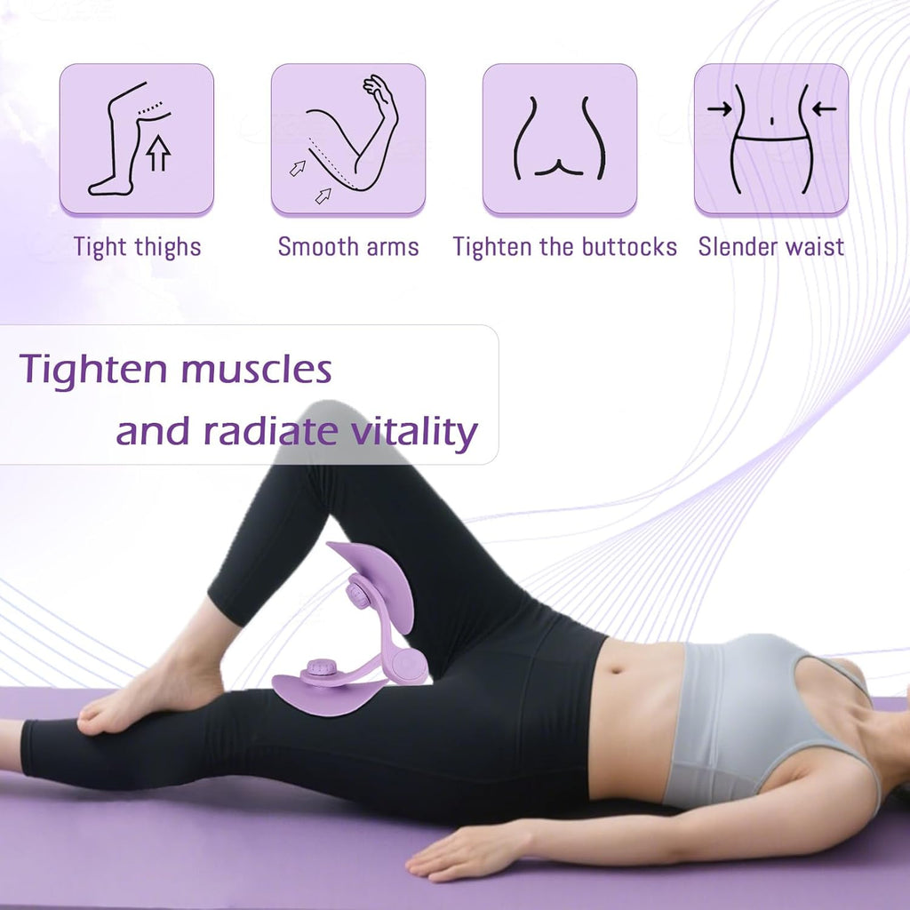 Thigh Master Hip Trainer Kegel Exerciser,Pelvic Floor Exercise Devices for Arm Leg,Inner Thigh Exercise Equipment Kegel Exercise Products for Women Home Gym