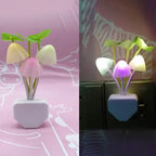 Mushroom Night Light | LED Night Lights (Random colors) - Pack of 2