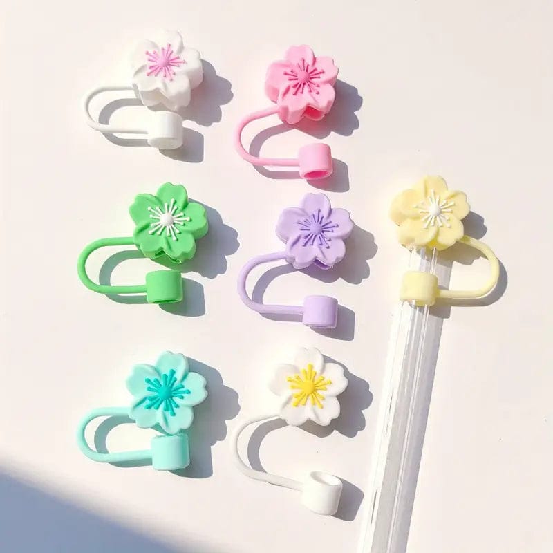 Silicone Bow Stopper Compatible with 40oz Tumbler | Reusable Spill-Resistant Straw Cover | Random Color