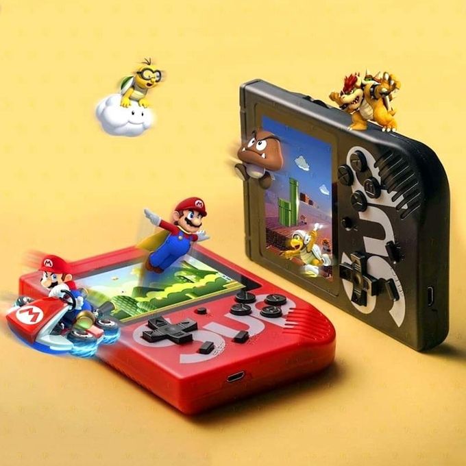 SUP Player Game Console | 400 in 1 Handheld Retro | 3" LCD Screen | Rechargeable Battery | TV Compatible (Random Colour)