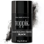Toppik Hair Fiber Pack of 3 Set | Hair Fiber 27.5g + Applicator Pump + Comb