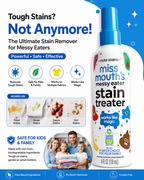 IMPORTED ! Miss Mouth's Messy Eater Stain Treater Spray - Stain Remover - Newborn & Baby Essentials - No Dry Cleaning Food, Grease, Coffee Off Laundry, Underwear, Fabric - 100ml (For every color)