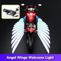 Bluetooth control angel wing light multicolor for all bikes and car