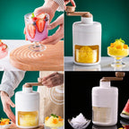 Manual Ice Shaver & Gola Ganda Maker – Portable Ice Crusher Machine