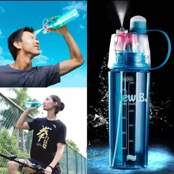 Spray water Plastic bottle HydraMist Pro – Ultra-fine mist spray for skincare, cleaning, or gardening. GlowSpritz – Gentle hydration with a stylish touch for everyday refreshment - 500ml | With Box