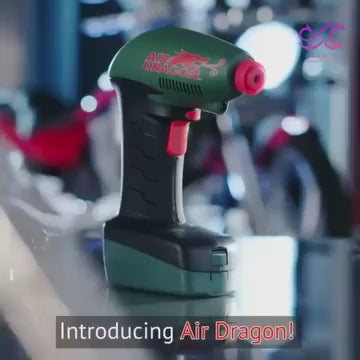 POWERFULL Air Dragon Portable Air Compressor Build in Light Great For Sport Ball, Pool Toys, Air Mattresses